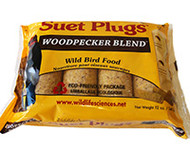 Wildlife Sciences Woodpecker Blend Suet Plug 11 oz, 12 Pack WSC786