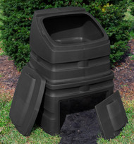 Good Ideas EZCB-BLK 12-Cubic Foot Compost Wizard Standing Bin 