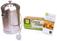 Good Ideas Compost Wizard Stainless Steel Starter Kit