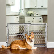 Carlson Pet 23” Plastic Expandable Pet Gate 2323