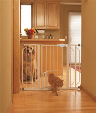 Carlson Pet Extra Wide Pet Gate with Small Door 0934PW