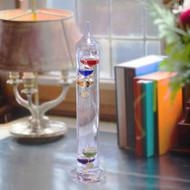 Galileo Glass Indoor Thermometer 13 Inches Tall (GEGL13)