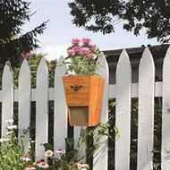 Woodlink Combination Cedar Mason Bee House and Planter 28553