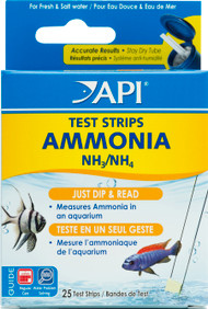 API Ammonia Test Strips, 25 tests 33D