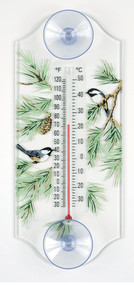 Aspects 116 Chickadee Pine Classic Window Thermometer ASPECTS116