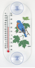 Aspects 203 Bluebird Maple Original Window Thermometer ASPECTS203