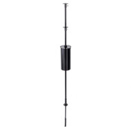 Erva Complete Bird Feeder Pole Set With 2 Mounting Flanges, Squirrel Baffle & Twist in Auger 