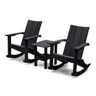 Perfect Choice Furniture Recycled Plastic Stanton Adirondack  Rocking Chair  Set 