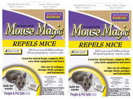 Bonide No Escape Mouse Magic Repellent, Pet Safe, 2 x 4 Scent packs