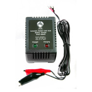 Sweeney Feeders Battery Charger 6 Volt, BC6500
Rechargeable lead acid batteries.
Automatic charger for 6 Volt batteries
Recharge with a 1 amp/hr trickle charger or smaller.