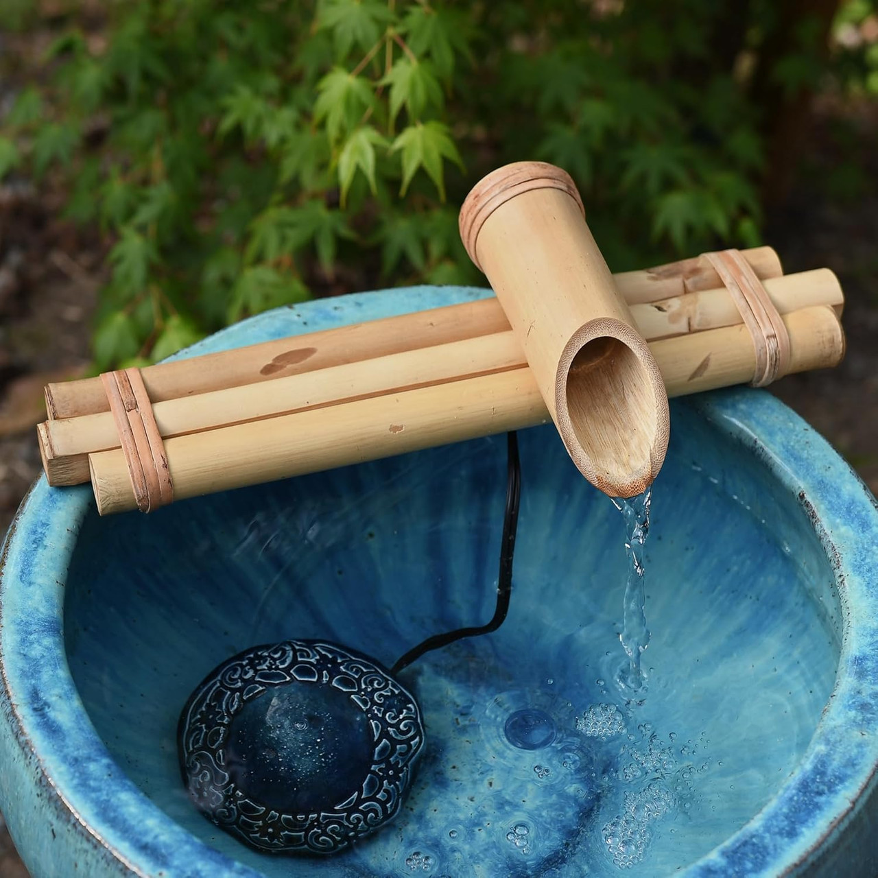 Bamboo Accents Zen Fountain Kit - Three-Arm, Split-Resistant
