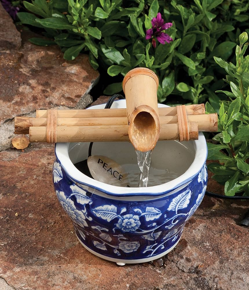 Fontaine 7種セット Bamboo Accents Zen Fountain Kit - Three-Arm, Split-Resistant