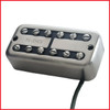 PowerTron Bridge Guitar Pickup Universal Mount Brushed Nickel