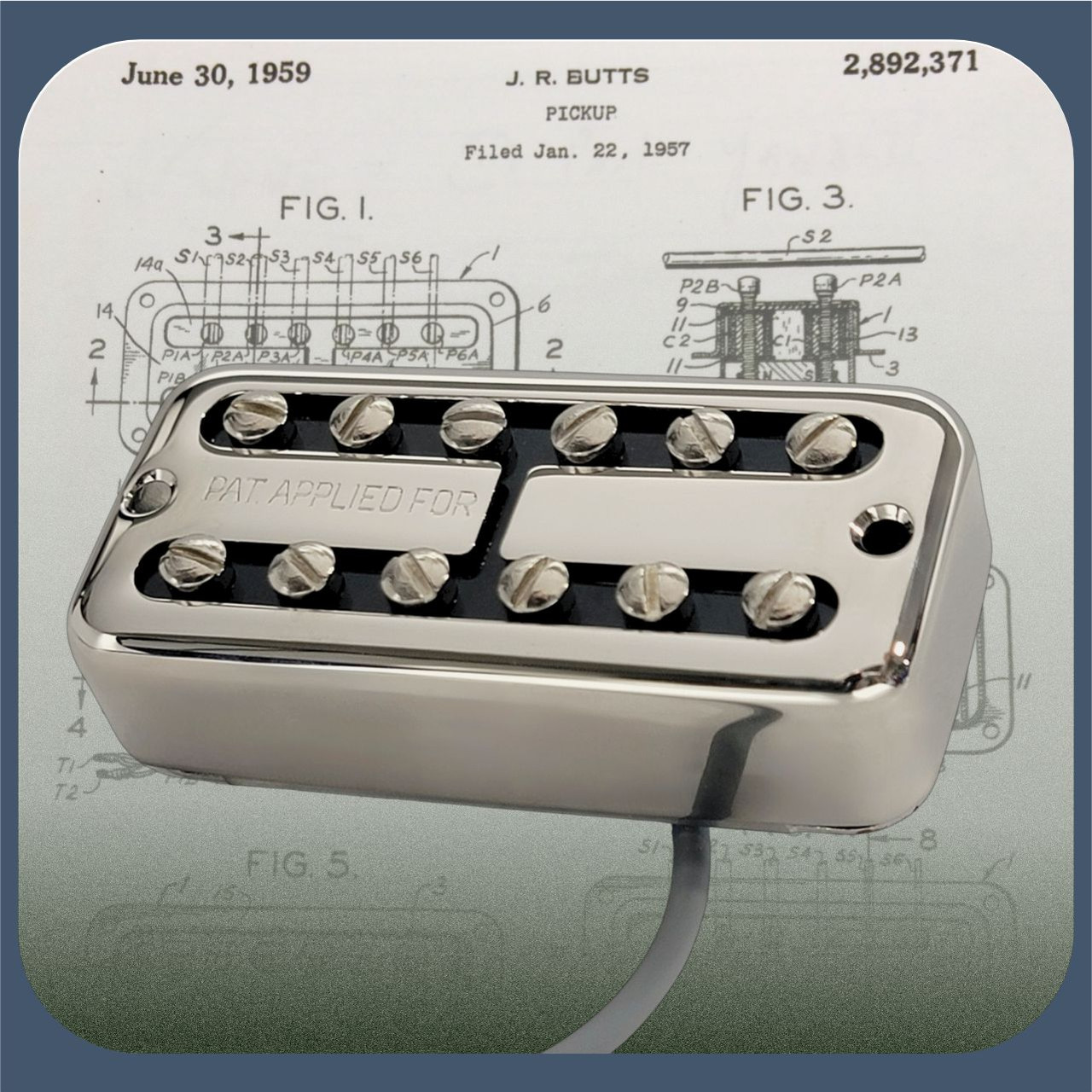 Ray Butts Ful-Fidelity Neck Pickup - No Ears Mount - TV Jones