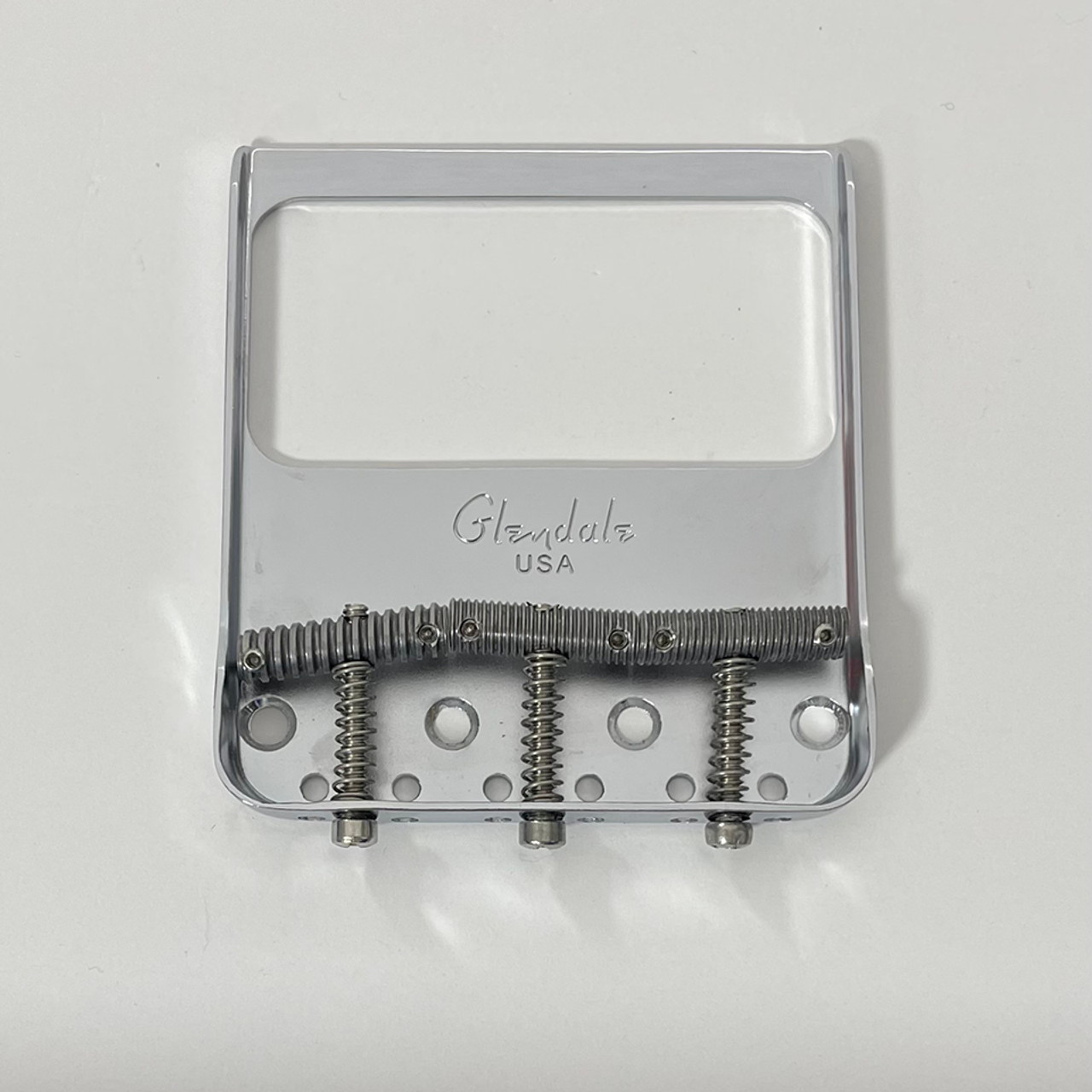 ギター Glendale Double-Cut Bridge Plate Glendale Vintage Blackguard Tele Bridge