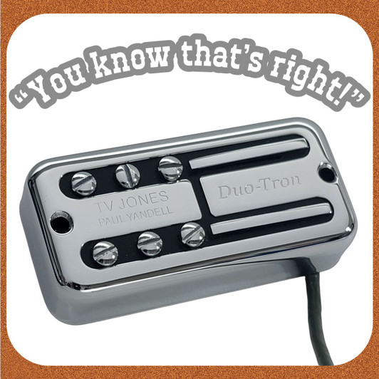 Paul Yandell Duo-Tron Neck Pickup Universal Mount Chrome