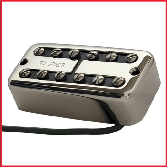 PowerTron Bridge Guitar Pickup Universal Mount Nickel