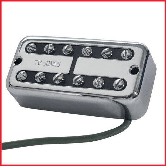 PowerTron Bridge Guitar Pickup Universal Mount Chrome