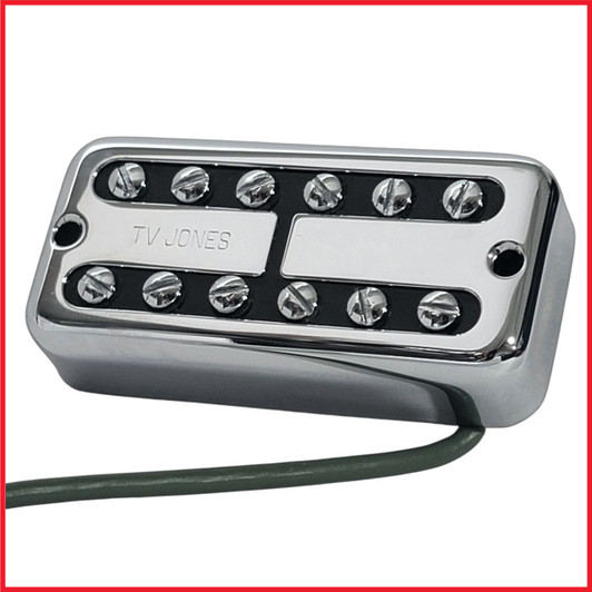 PowerTron Neck Guitar Pickup Universal Mount Chrome