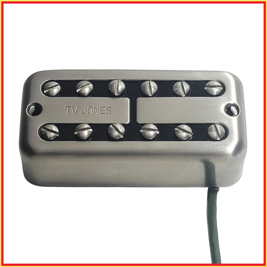 PowerTron Plus Guitar Pickup Universal Mount Brushed Nickel