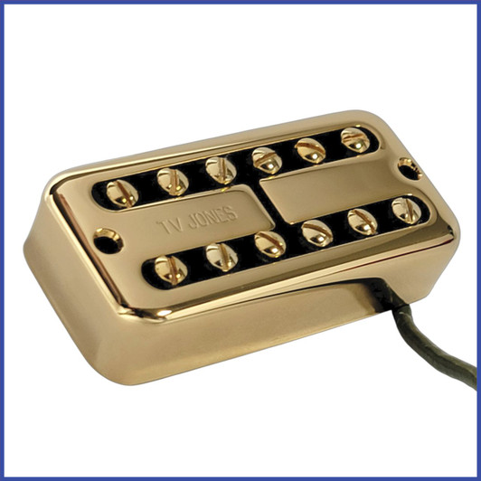 TV Classic Neck Guitar Pickup Universal Mount Gold
