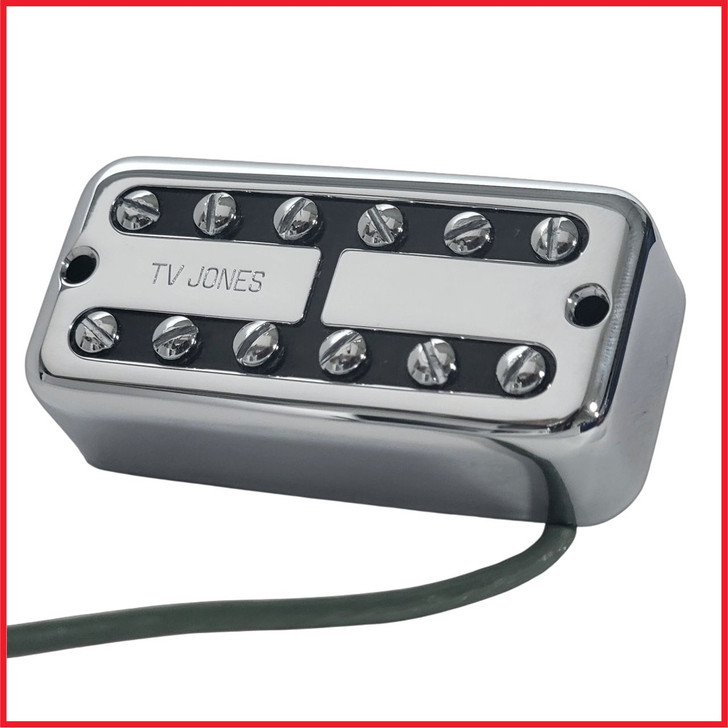 PowerTron Bridge Guitar Pickup Universal Mount Chrome