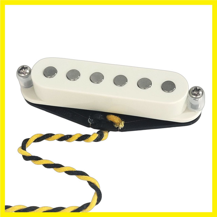Starwood Strat Middle Guitar Pickup Parchment