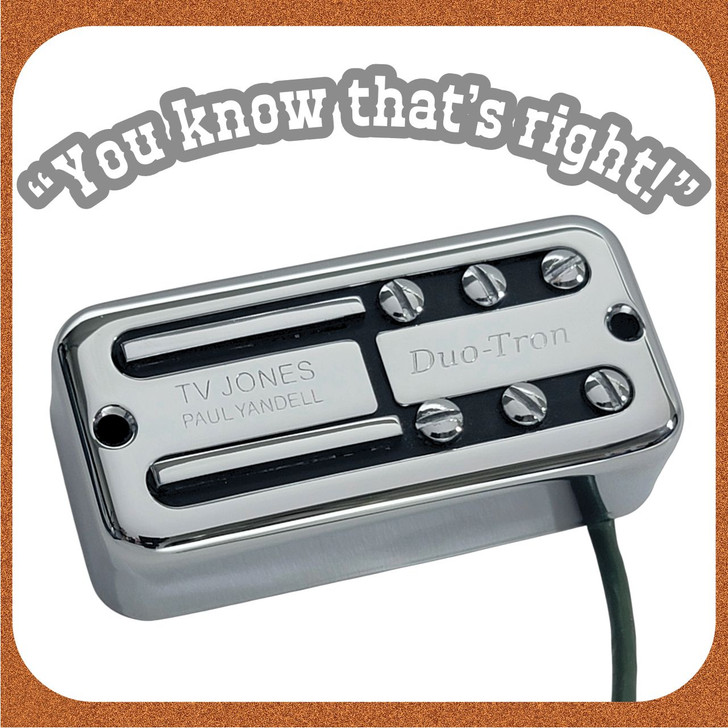 Paul Yandell Duo-Tron Bridge Pickup Universal Mount Chrome