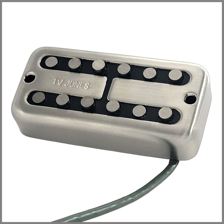 MagnaTron Neck Guitar Pickup Universal Mount Brushed Nickel
