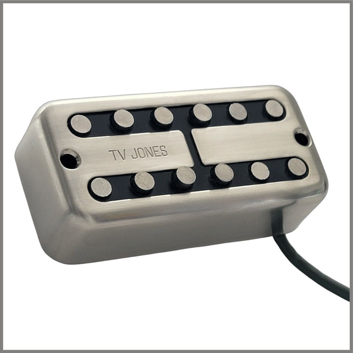 MagnaTron Bridge Guitar Pickup Universal Mount Brushed Nickel