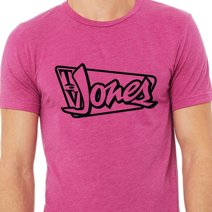 TV Jones Black Logo T-Shirt