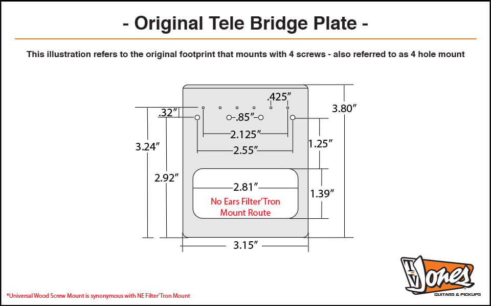 Tele Bridge Plate - Original