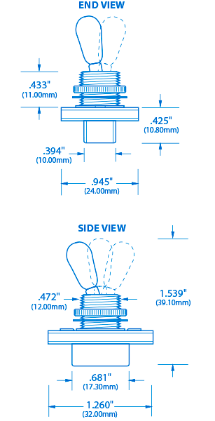 Freeway Switch Dimentions