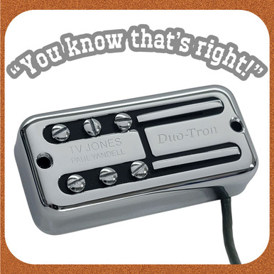 Paul Yandell Duo-Tron Neck Pickup-Universal Mount-TV Jones