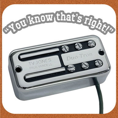 Paul Yandell Duo-Tron Bridge Pickup-Universal Mount-TV Jones