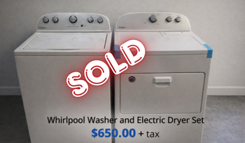 Whirlpool Washer And Electric Dryer Set