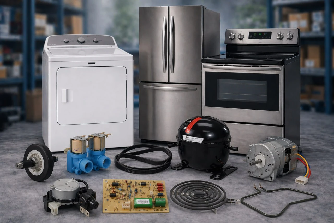 Appliance parts available locally