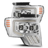 09-14 Ford F150 MKII LUXX-Series LED Projector Headlights Chrome