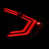 16-21 Honda Civic Hatchback NOVA-Series Prismatic LED Tail Lights Alpha-Black