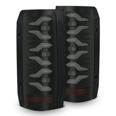 87-96 Ford F-Series/Bronco LUXX-Series LED Tail Lights Black 87-96 Ford F-Series/Bronco LUXX-Series LED Tail Lights Black