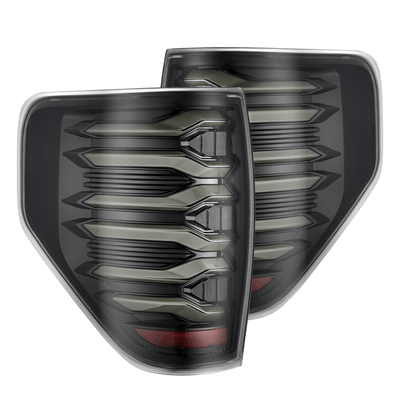 09-14 Ford F150 LUXX-Series LED Tail Lights Alpha-Black 09-14 Ford F150 LUXX-Series LED Tail Lights Alpha-Black