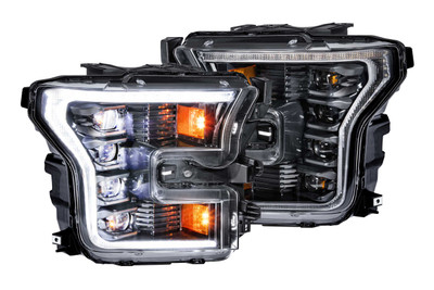 XB LED Headlights: Ford F150 (15-17) (Pair / ASM / White DRL) (Gen 2) XB LED Headlights: Ford F150 (15-17) (Pair / ASM / White DRL) (Gen 2)