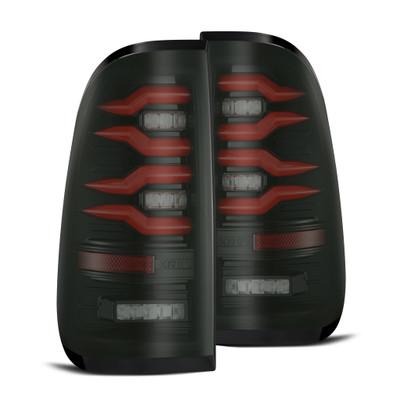 99-16 Ford Super Duty / 97-03 F150 LUXX-Series LED Tail Lights Black Red 99-16 Ford Super Duty / 97-03 F150 LUXX-Series LED Tail Lights Black Red