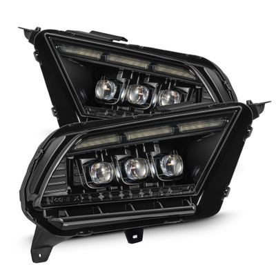 10-12 Ford Mustang MK II NOVA-Series LED Projector Headlights Alpha-Black 10-12 Ford Mustang MK II NOVA-Series LED Projector Headlights Alpha-Black