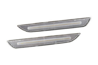 LED Sidemarkers for 2015-2021 Ford Mustang, Clear (set) LED Sidemarkers for 2015-2021 Ford Mustang, Clear (set)