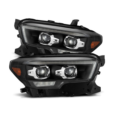 16-23 Toyota Tacoma MK II LUXX-Series LED Projector Headlights Black 16-23 Toyota Tacoma MK II LUXX-Series LED Projector Headlights Black