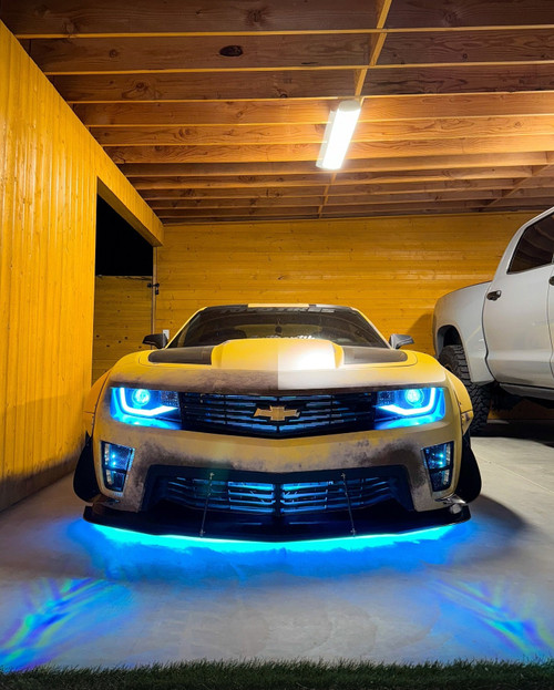 2010-2013/ 2014-2015ZL1  Chevrolet Camaro SpecD LED Bar Projector RGBW Headlights