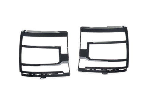 XB Headlight Grille Trim Bezels: LF542  (Pair / Unfinished)