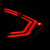 16-21 Honda Civic Hatchback NOVA-Series Prismatic LED Tail Lights Black