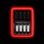 19-25 Jeep Gladiator JT NOVA-Series Prismatic LED Tail Lights Chrome